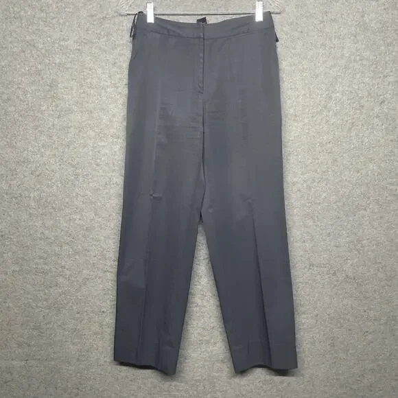 INC International Concepts Womens 2P Gray 2 pc Pant Suit Full Zip Jacket Career - Picture 10 of 13